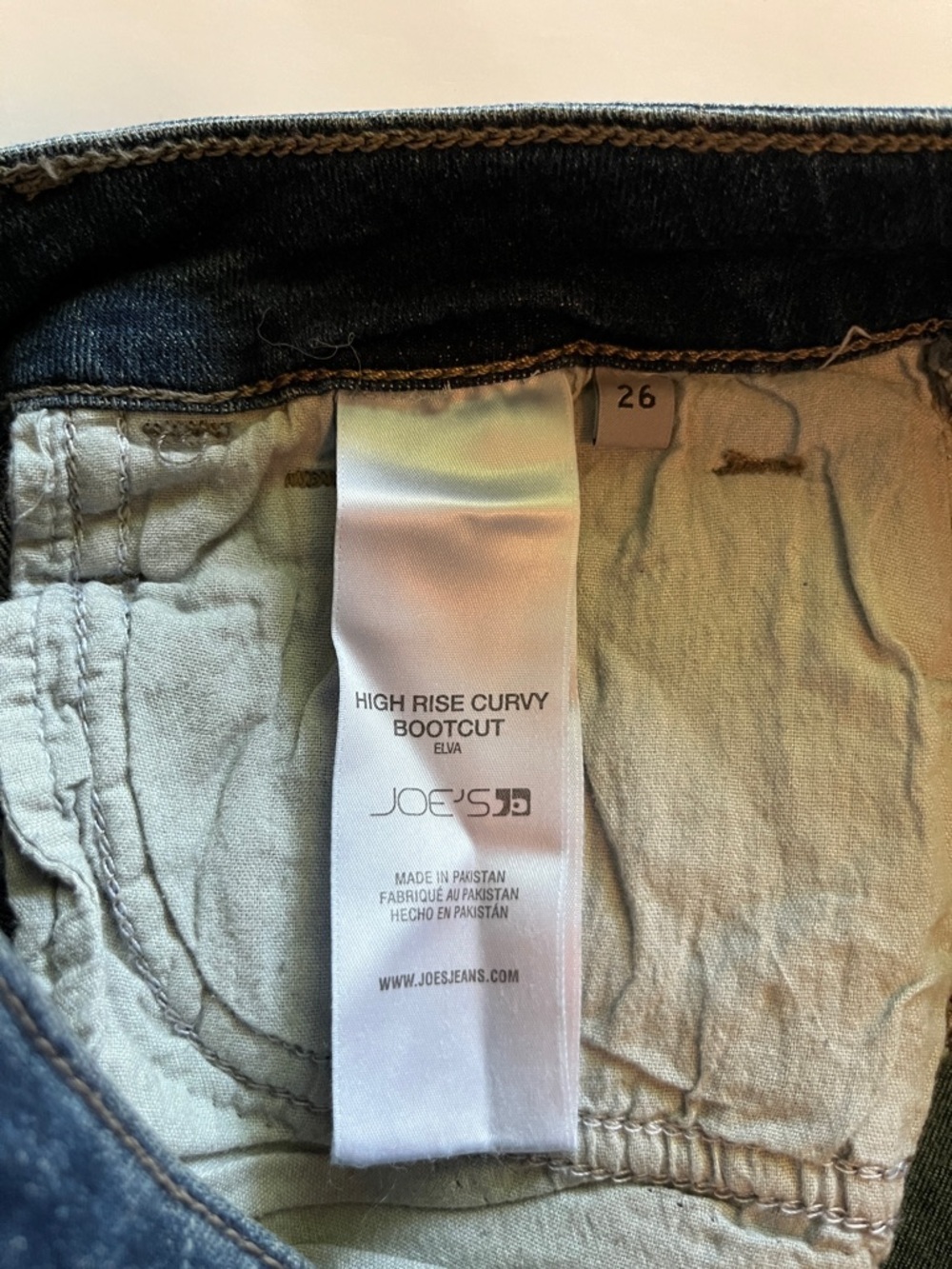 Joes Jeans High Rise Curvy Bootcut NWT Size 26 - Picture 12 of 16
